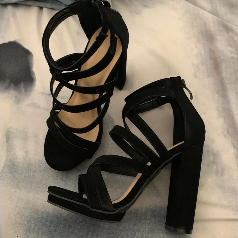 Black heels